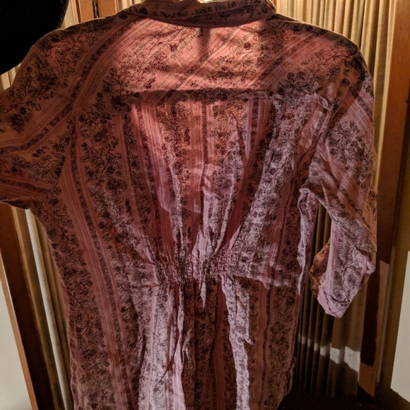 Junior's 3/4 sleeve western style blouse - Picture 2 of 8